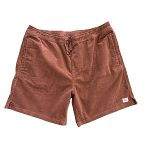 Katin Surf Cord Corduroy Local Shorts Rust Terracotta Mens XL Cotton Spandex